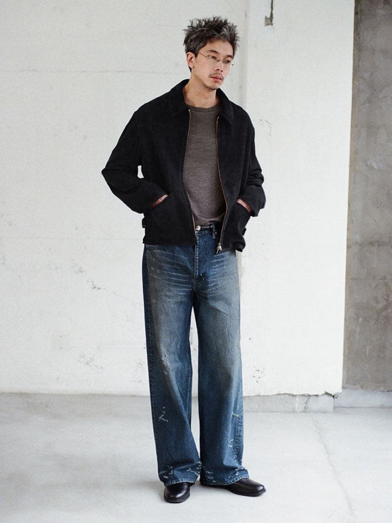 LIDNM Goat Suede Sports JKT Lサイズ