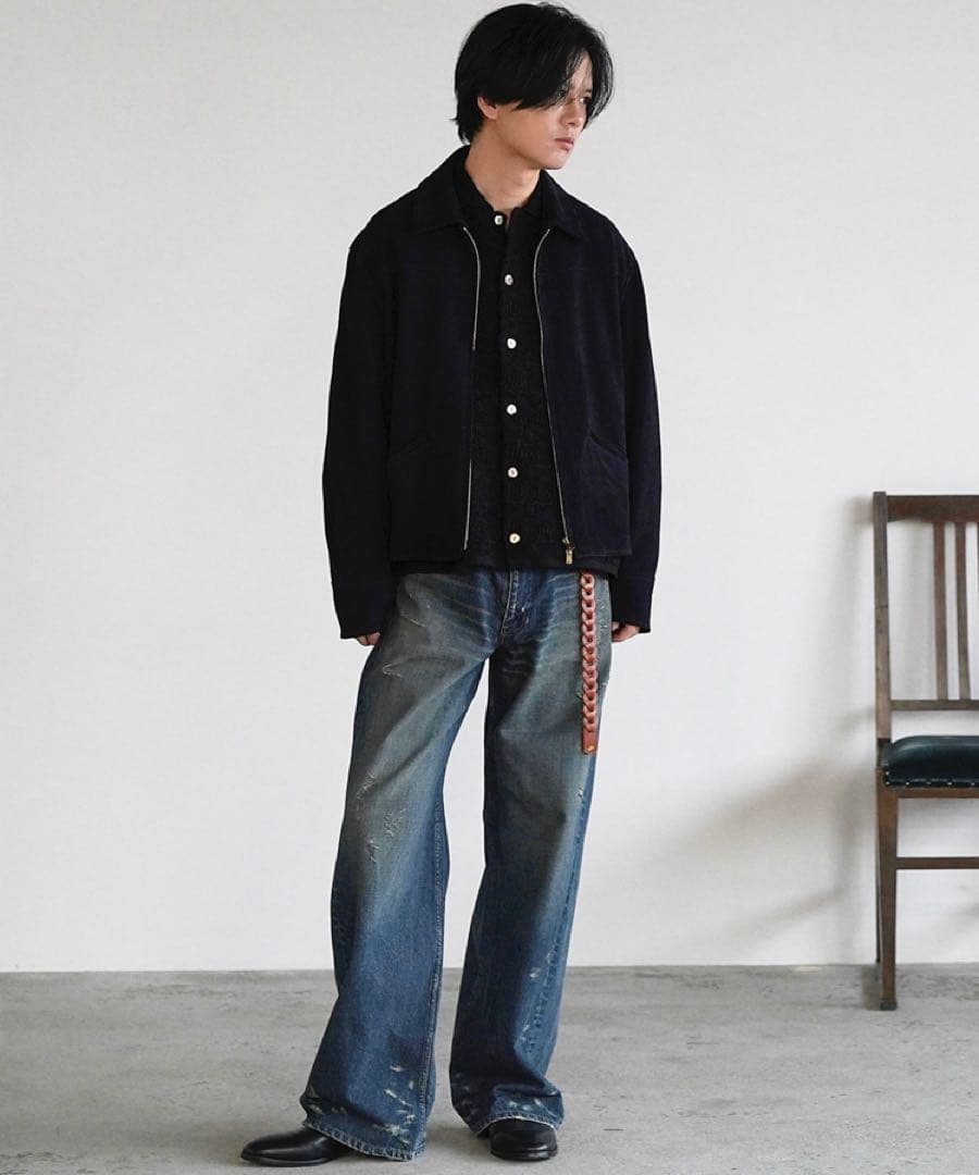 LIDNM Goat Suede Sports JKT Lサイズ
