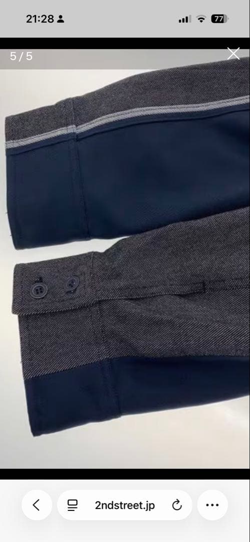 AMERI BACK DENIM DETAIL BLAZER 【ほぼ新品】