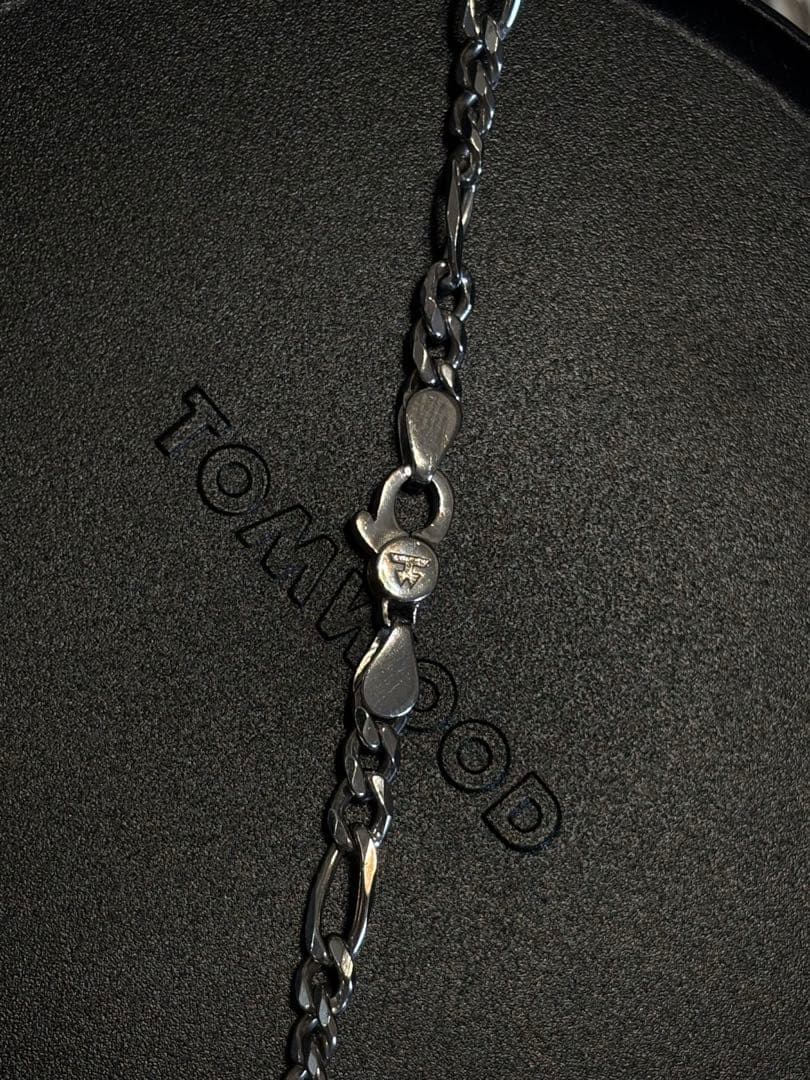 サ*売様 TOM WOOD フィガロ チェーンネックレス 62cm シルバー92