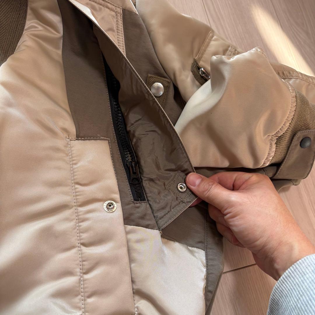 ⭐️sacai 22SS Nylon Twill Mix Blouson MA-1