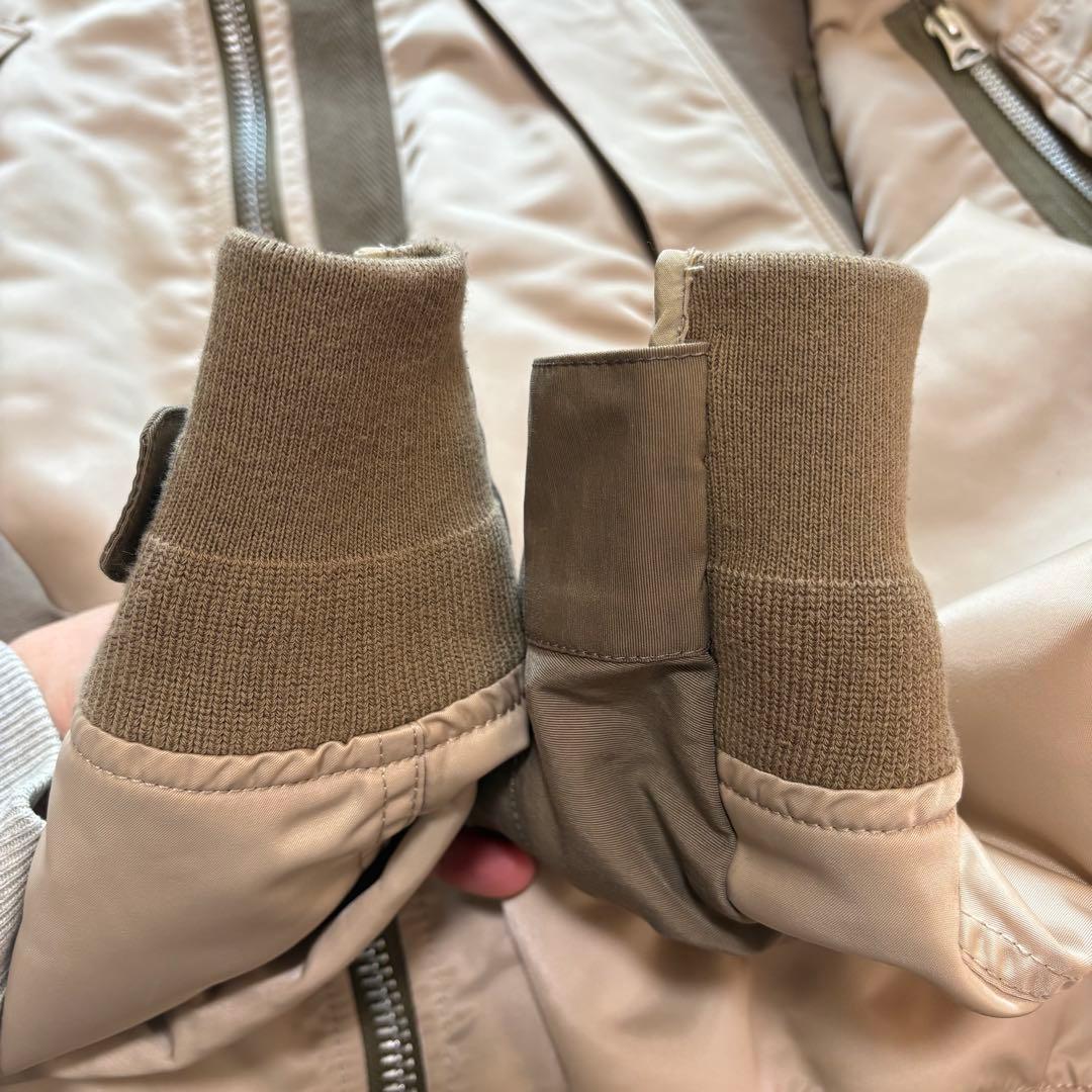 ⭐️sacai 22SS Nylon Twill Mix Blouson MA-1