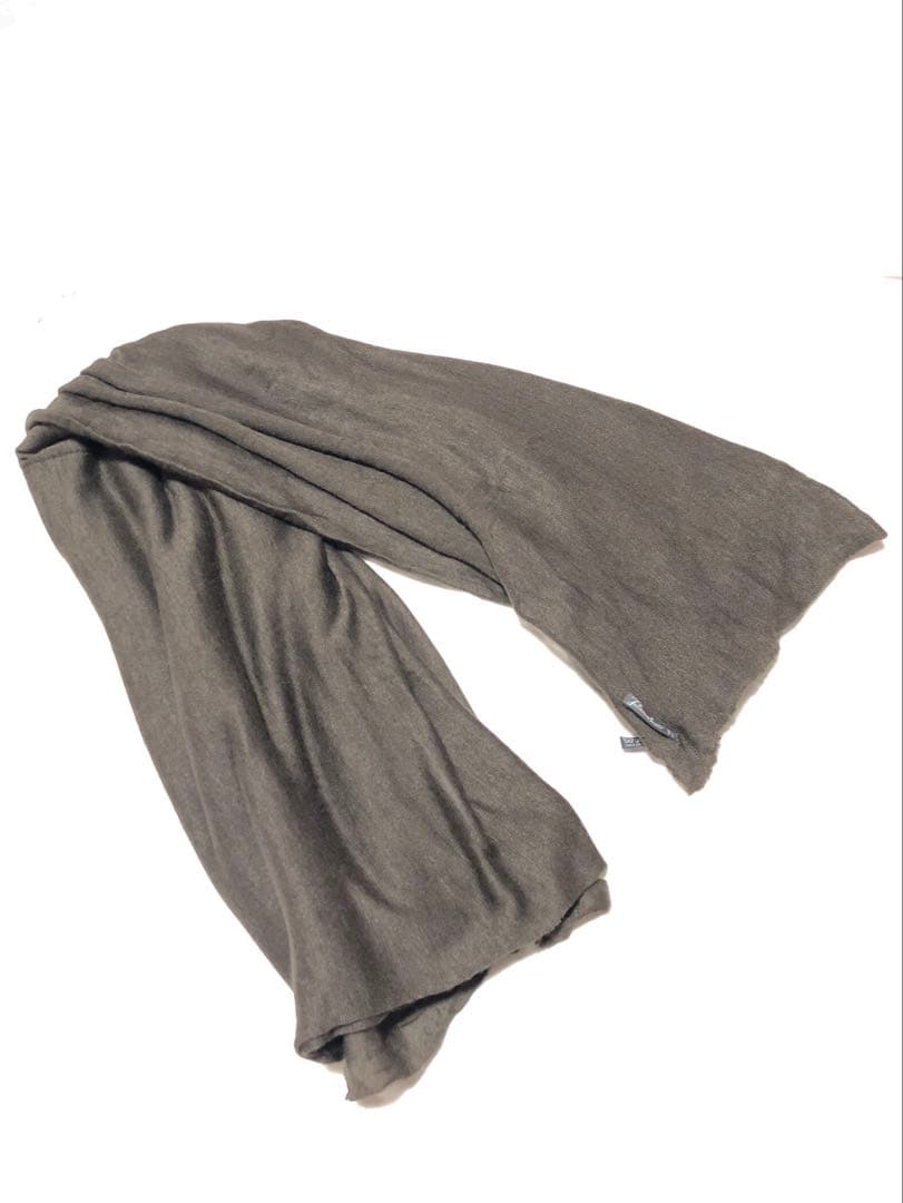 Faliero Sarti カシミヤ シルク ストール オリー 美品 イタリア製