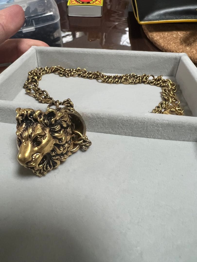 ‼️希少モデル ‼️ GUCCI ライオンヘッドネックレス