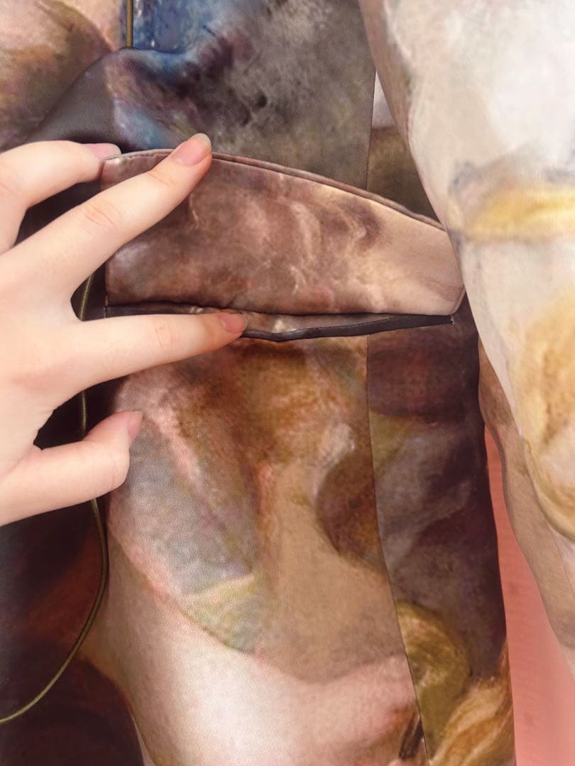 ✨️【希少】ELF SACK 絵画デザインオーバーサイズジャケット ✨️