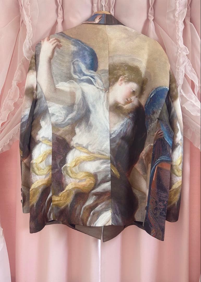 ✨️【希少】ELF SACK 絵画デザインオーバーサイズジャケット ✨️