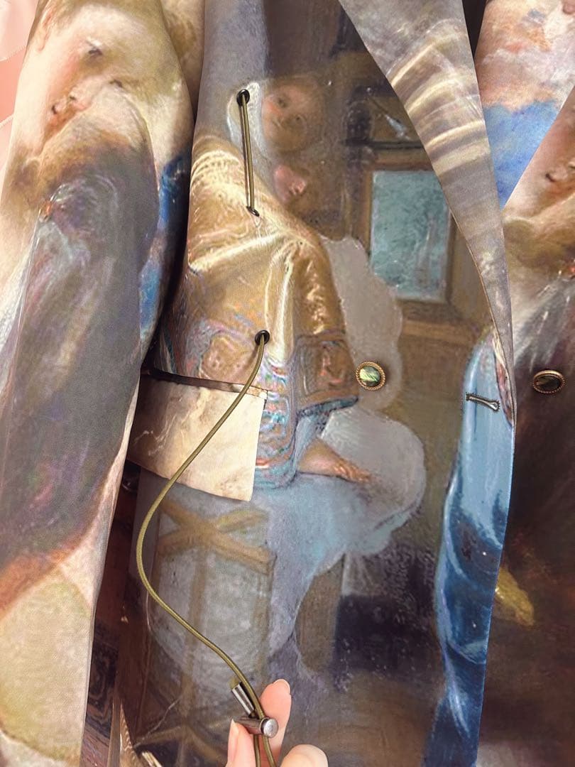 ✨️【希少】ELF SACK 絵画デザインオーバーサイズジャケット ✨️