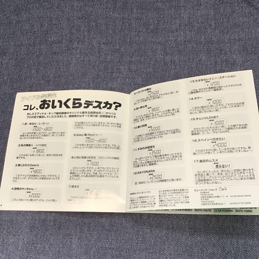 お・し・え・てアイドル(キング編)最近のム・ス・メ【アイドルCD小出広美他】