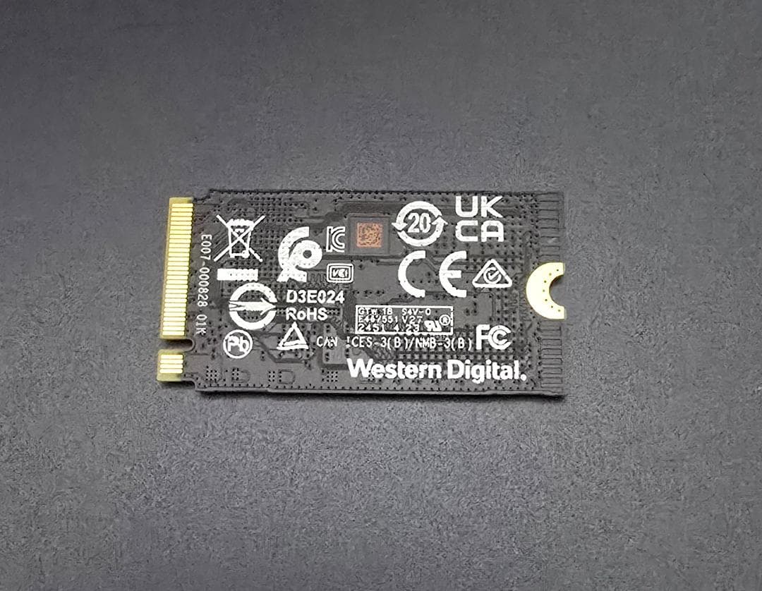 中古 M.2 NVMe SSD 1TB　1-4