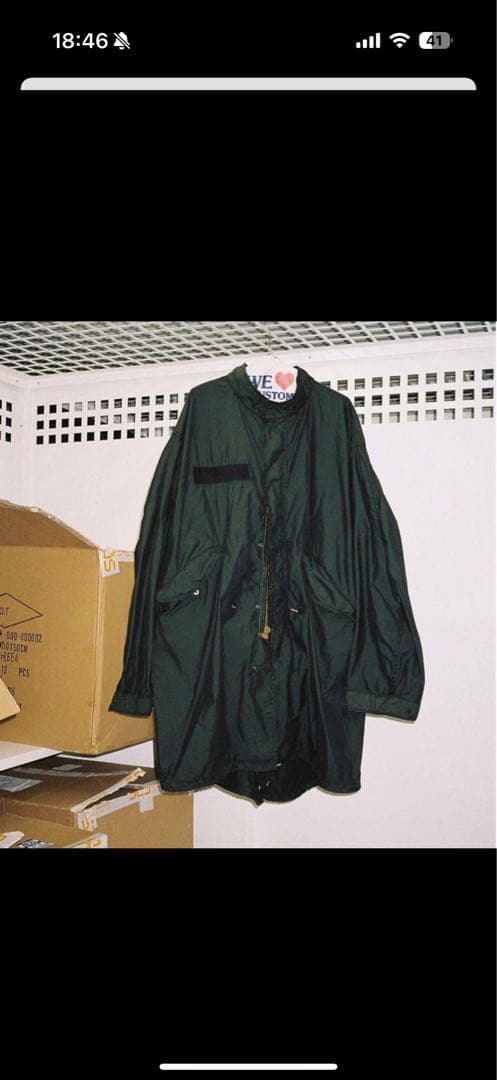 ジャケット・アウター fifth general store M-65 Over-Dyed BLK