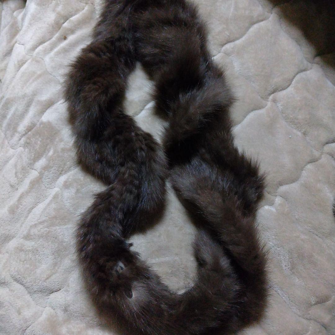 美品　ロシアンセーブル　リアルファー　ネックウォーマー