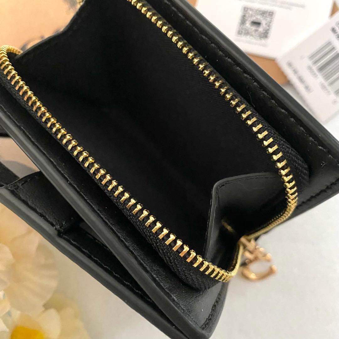 新品　正規品☆COACH コーチ　折り財布　ブラウン シグネチャー 二つ折り財布