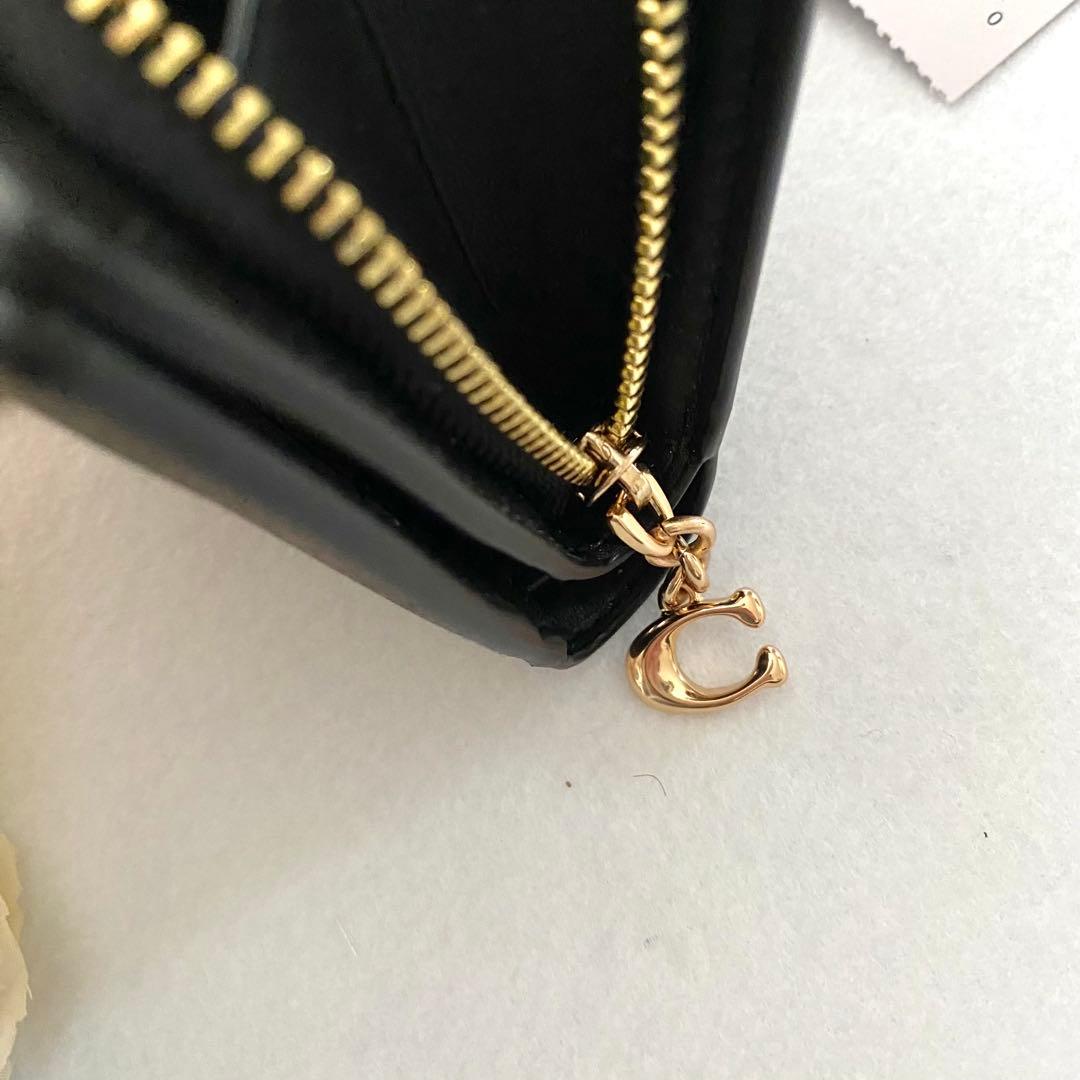 新品　正規品☆COACH コーチ　折り財布　ブラウン シグネチャー 二つ折り財布