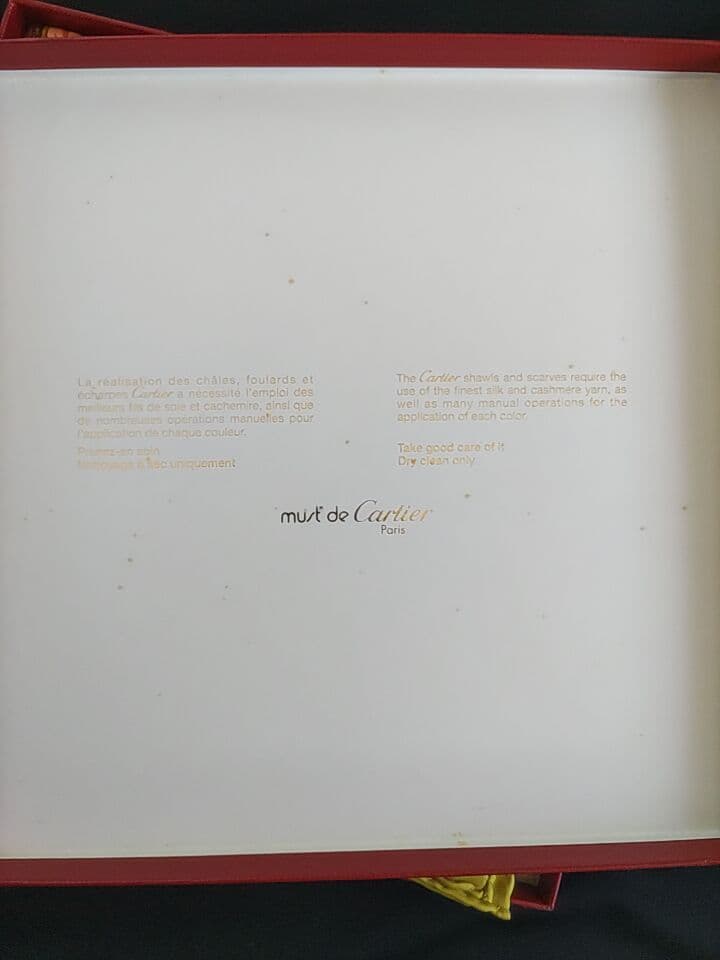 Cartier シルクスカーフ マルチカラー