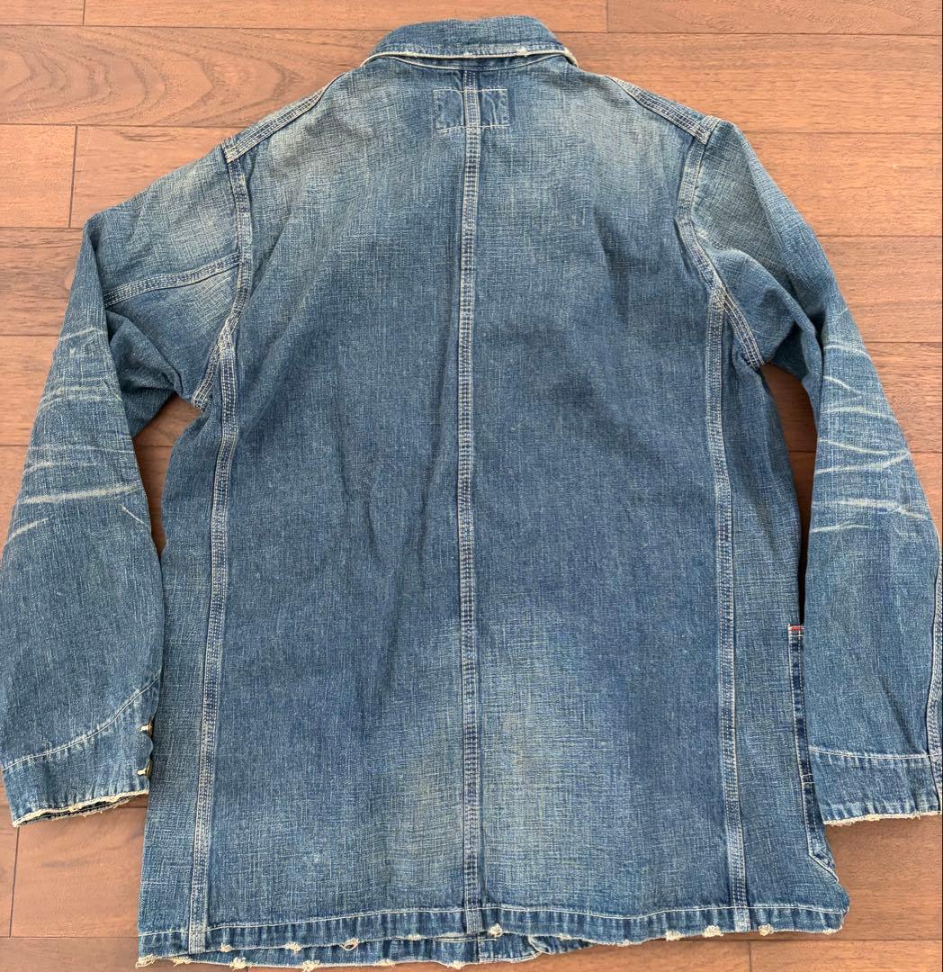 格安 シュガーケーン ヴィンテージUSED加工 カバーオール