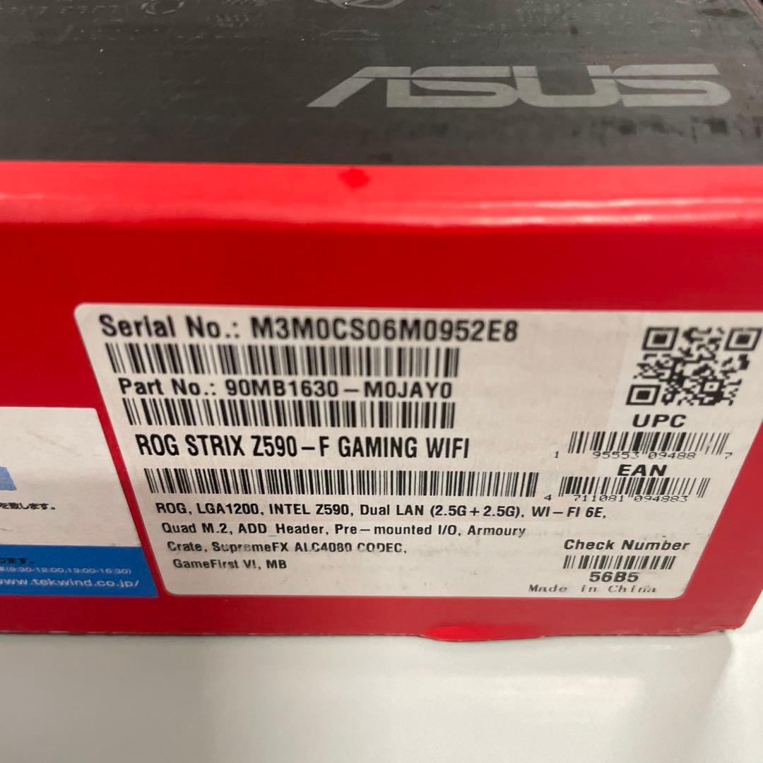 ASUS ROG STRIX Z590-F GAMING WIFI 2点