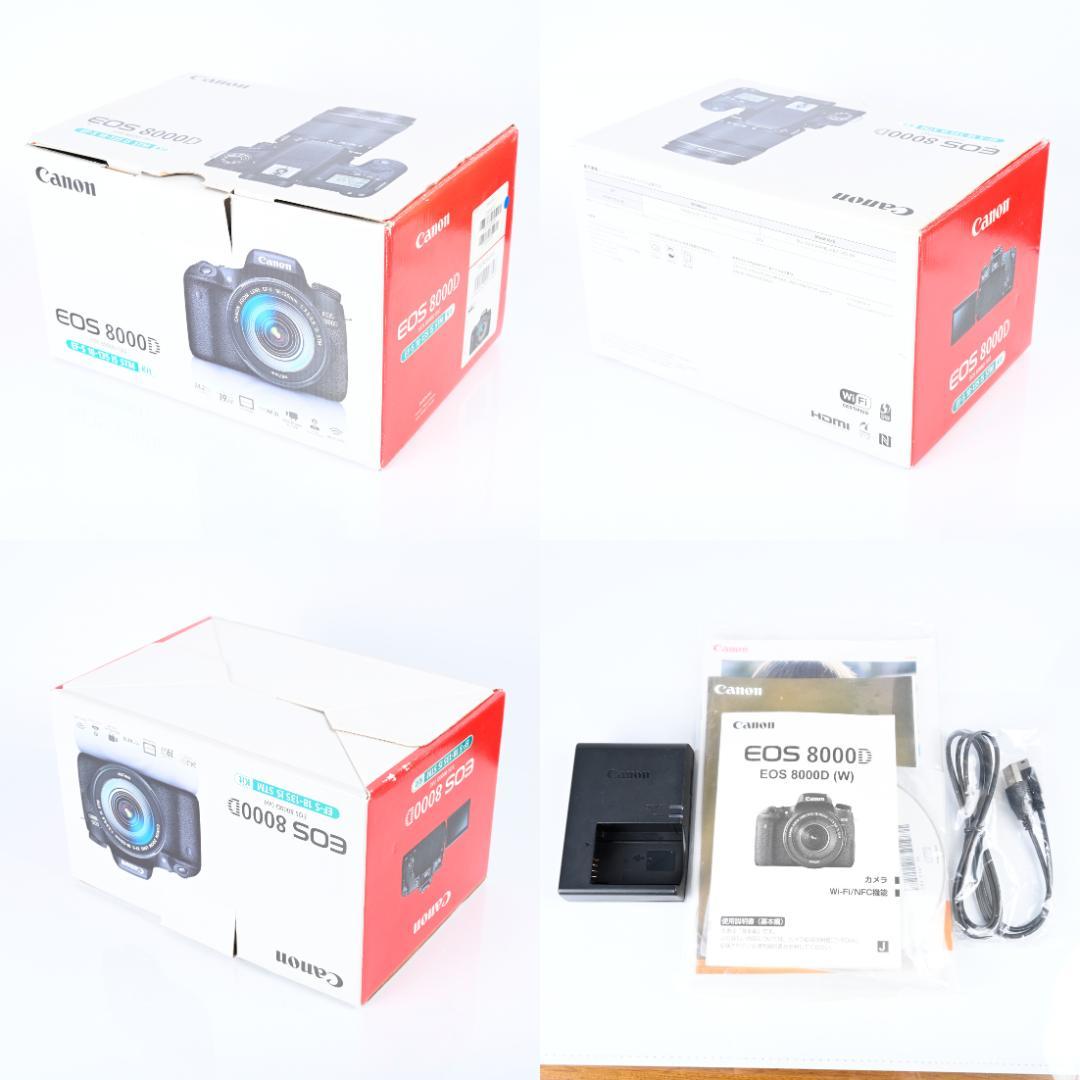 Canon EOS 8000D 箱、付属品付