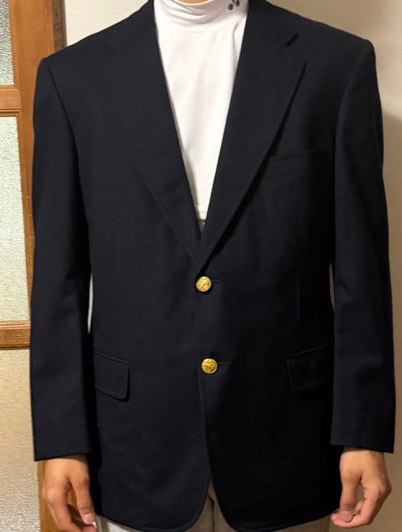 カシミア金釦ブレザーBROOKS BROTHERS<値下げ可>