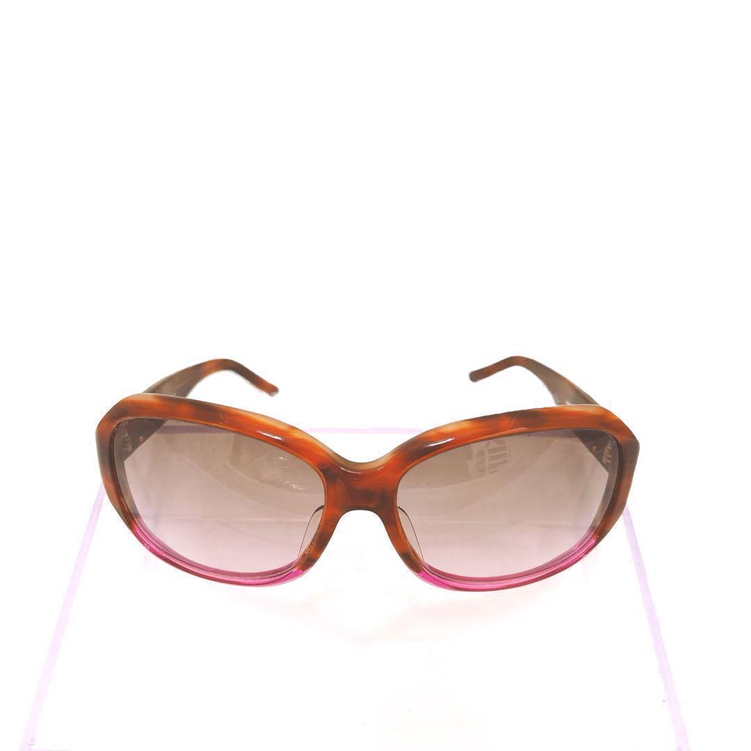 プラダ　PRADA サングラス SPR10Nパープルブラウン系 三角プレート