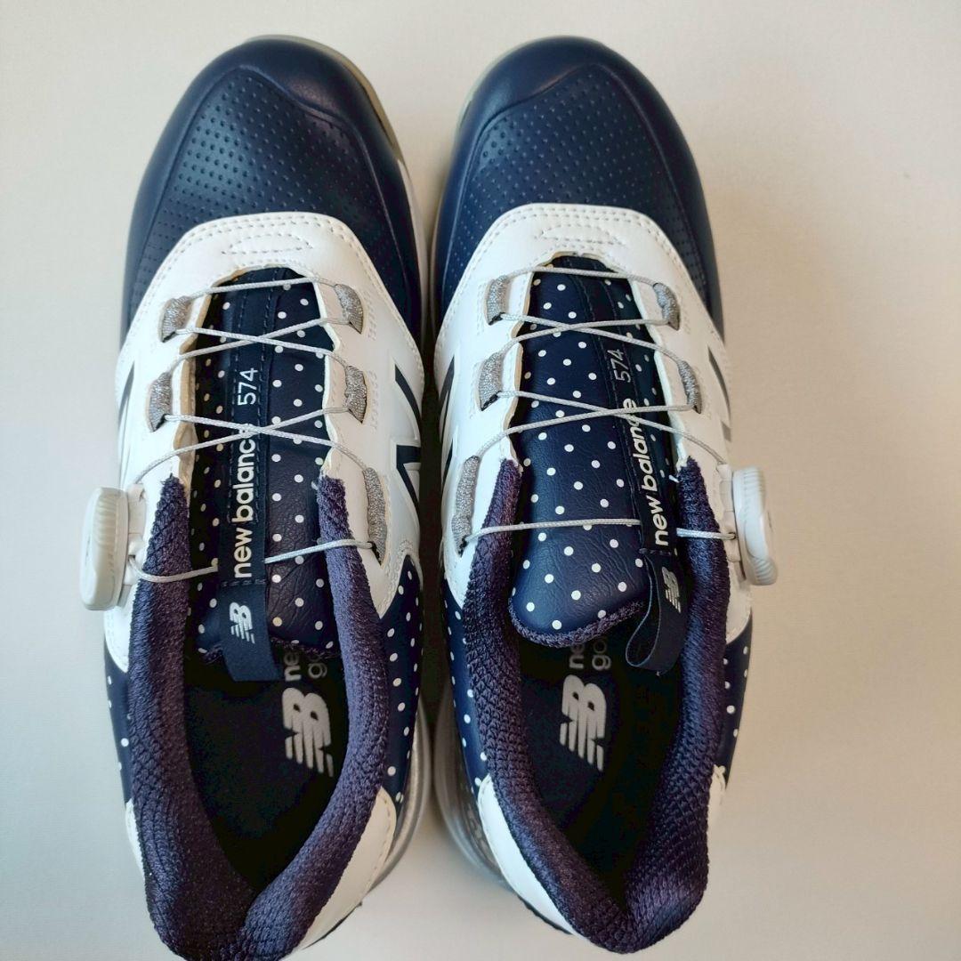 New Balance ゴルフシューズ ネイビー 23cm BOAダイヤル