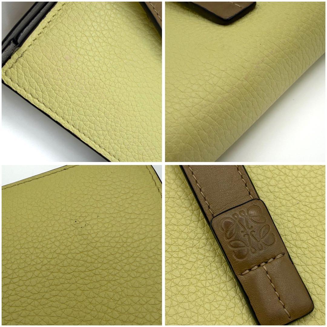 ⭐️良品⭐️ ロエベ コンパクトジップウォレット 二つ折り財布 イエロー