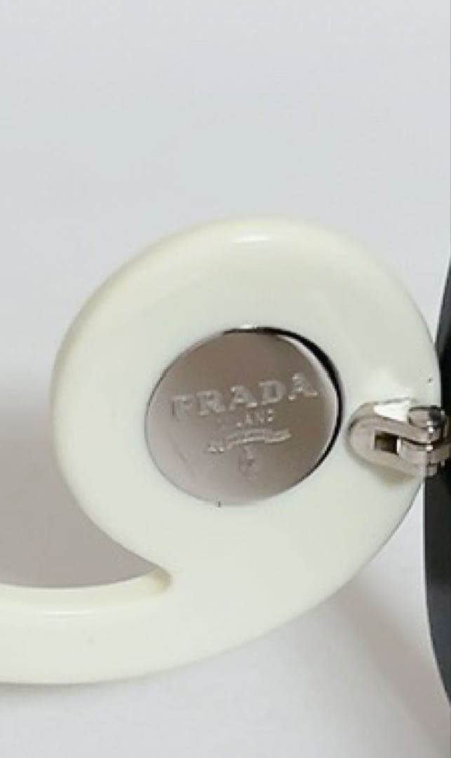 プラダ　PRADA サングラス バロック　ビジュー54□19 135 ホワイト