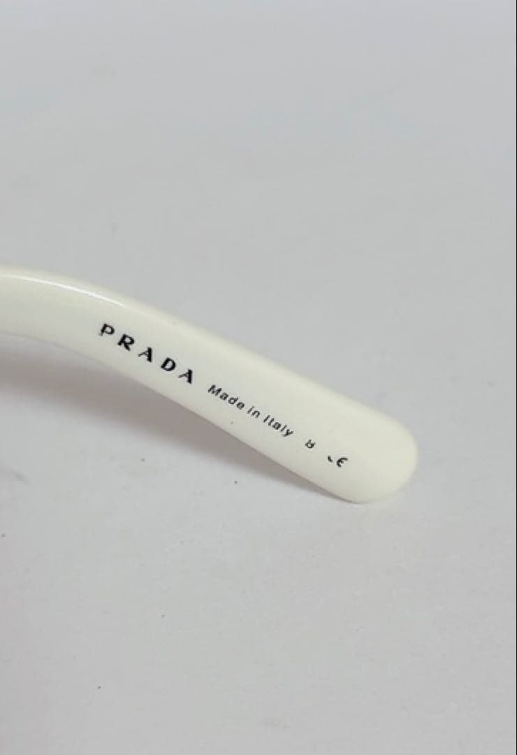 プラダ　PRADA サングラス バロック　ビジュー54□19 135 ホワイト
