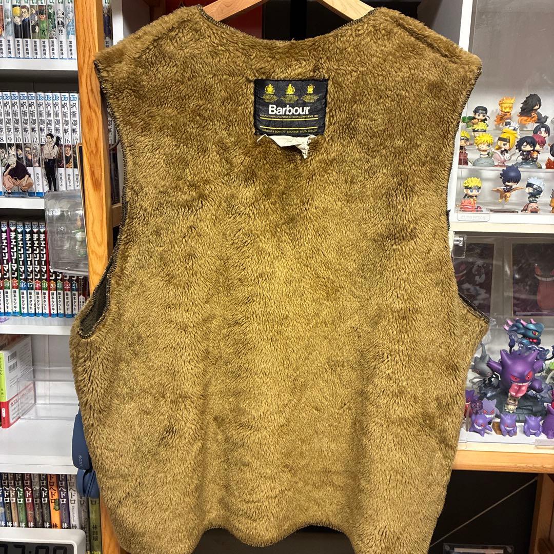 Barbour ライナー　ファーベスト　ブラウン