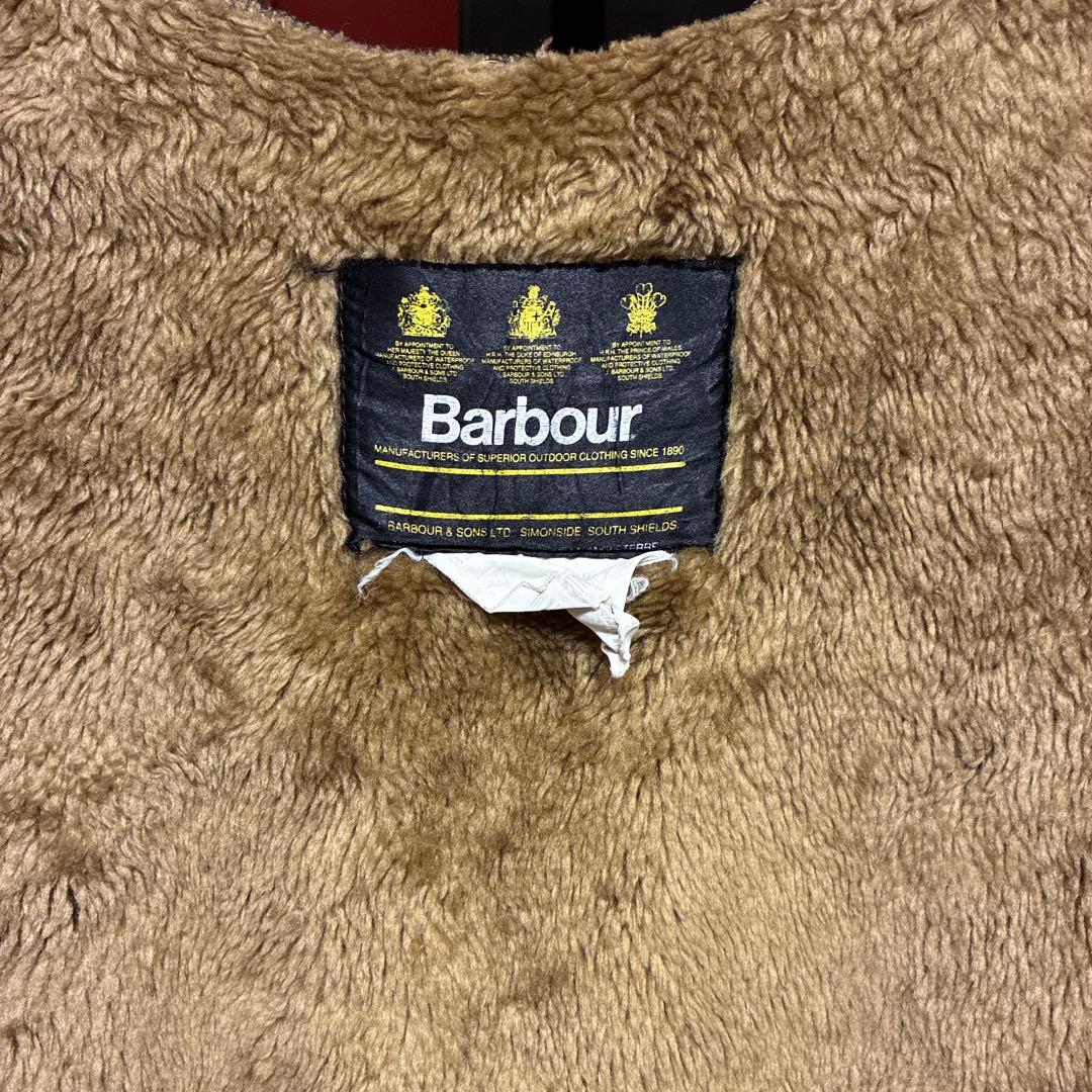 Barbour ライナー　ファーベスト　ブラウン