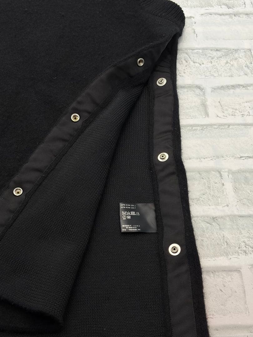 THE RERACS リラクス　サイドオープン　カシミヤ　Vネック　ニットベスト