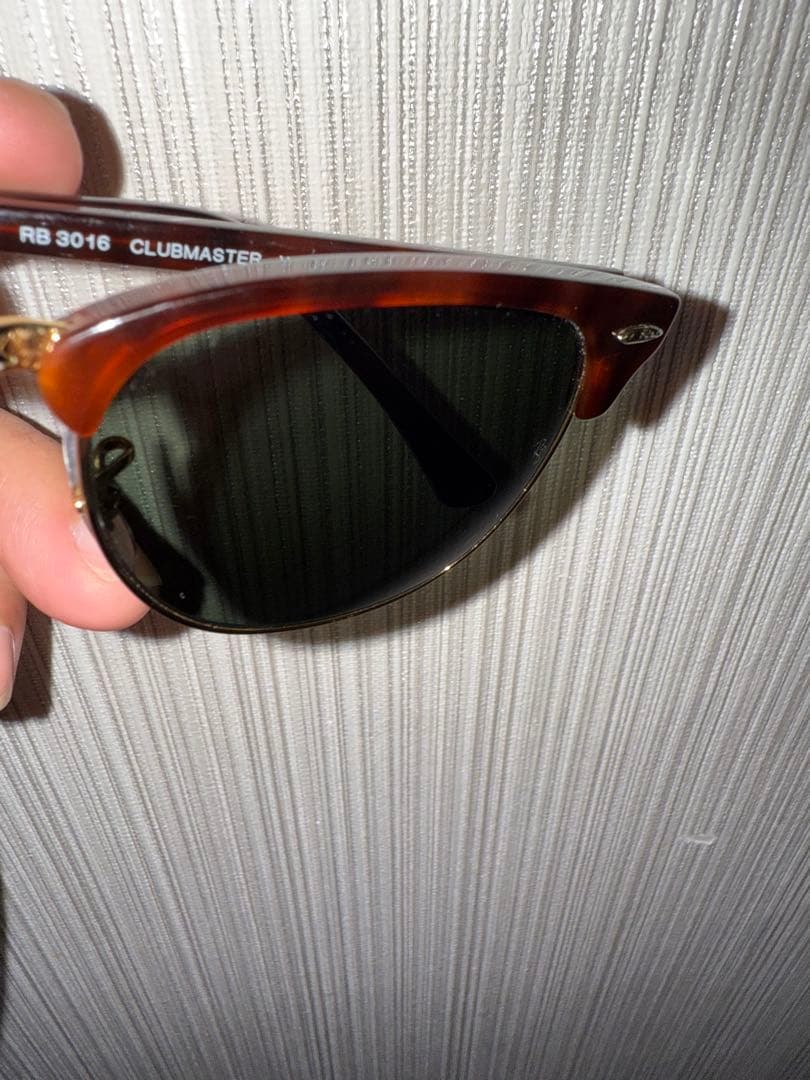 Ray-Ban Clubmaster サングラス ブラウン/ゴールド　レイバン