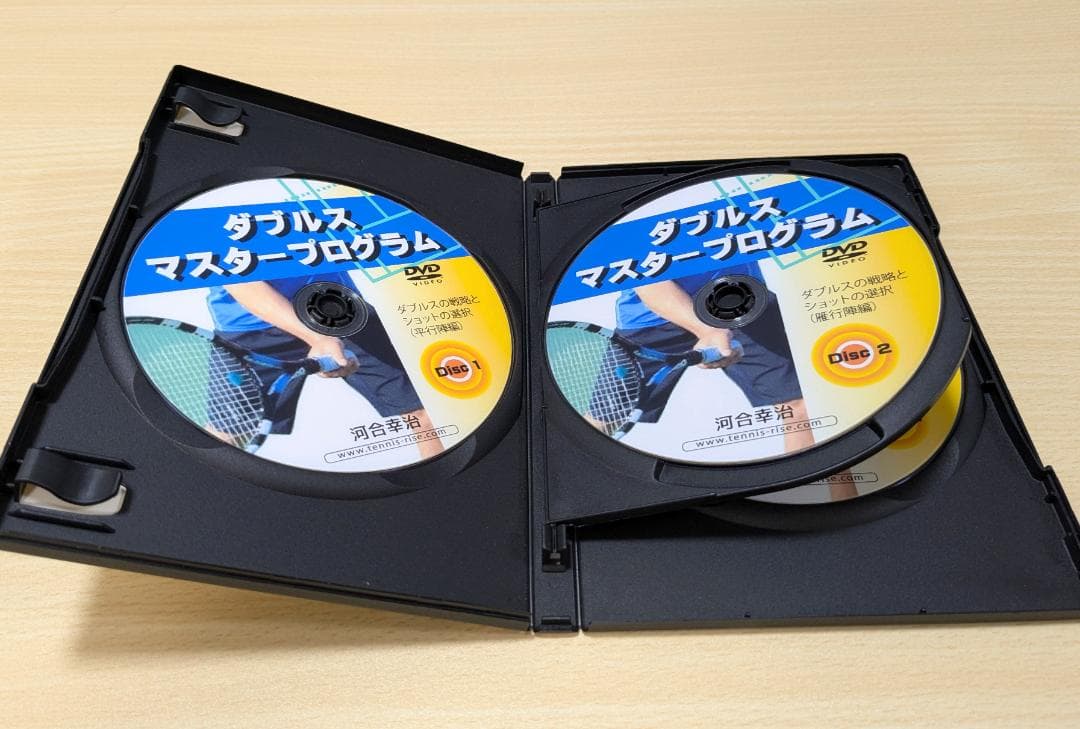 【DVD】ダブルスマスタープログラム　河合幸治　Disc3枚組