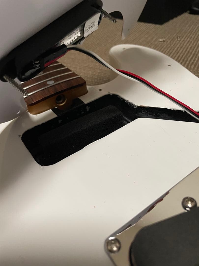 ☆fender コンポーネントテレキャスター☆EMG・ステンレスフレット