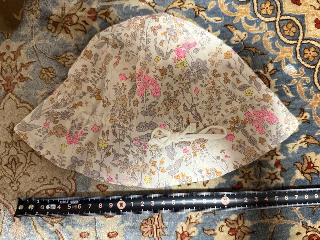 Bonpoint ボンポワン 花柄ワンピースと帽子セット 12m