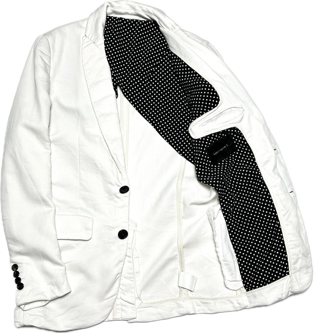 定価7.6万 1piu1uguale3 NEW WAVE テーラードジャケットⅢ