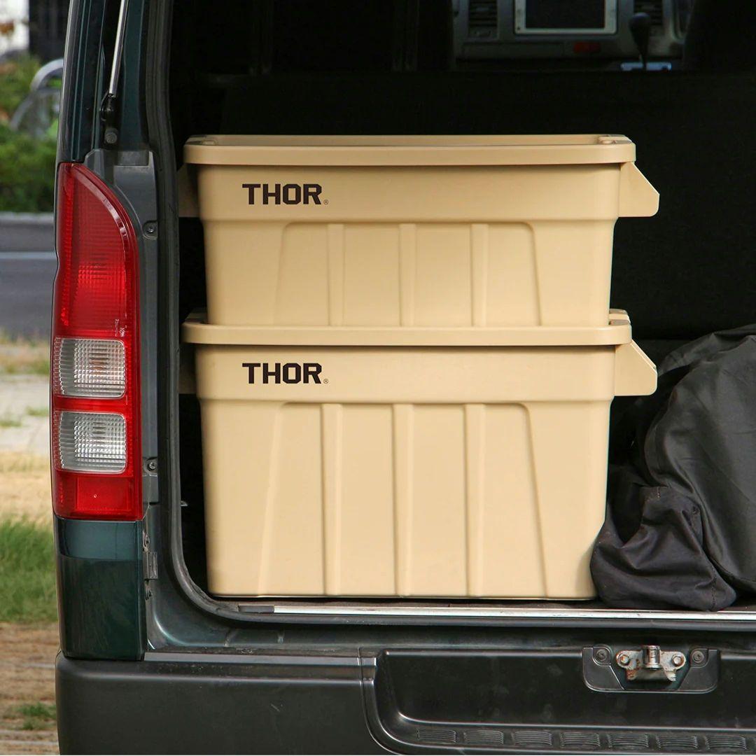 新品未使用 THOR 収納BOX オリーブ 53L+75L