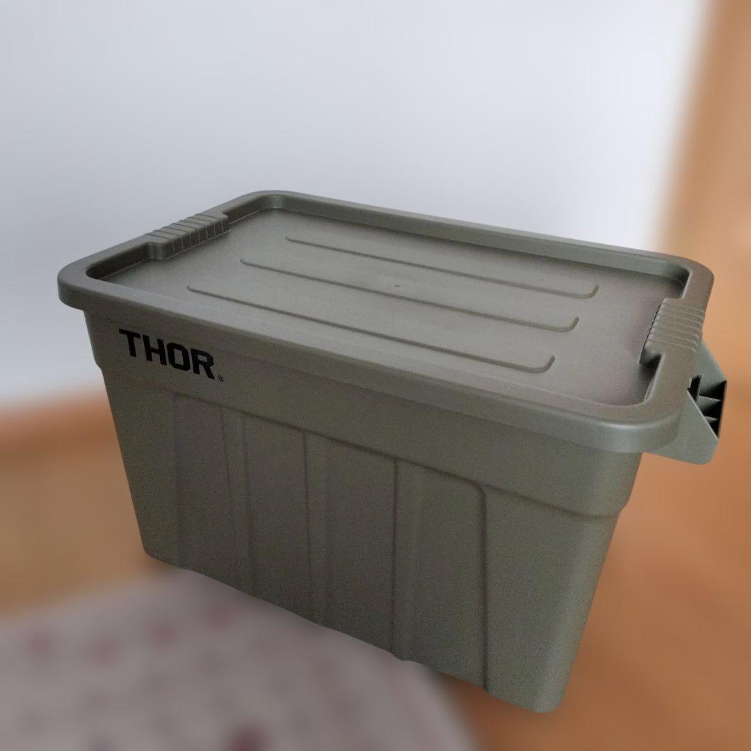 新品未使用 THOR 収納BOX オリーブ 53L+75L