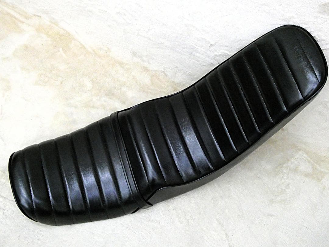 CBX400F 黒皮40cm 三段シート/補強入り ブラックCBX550F