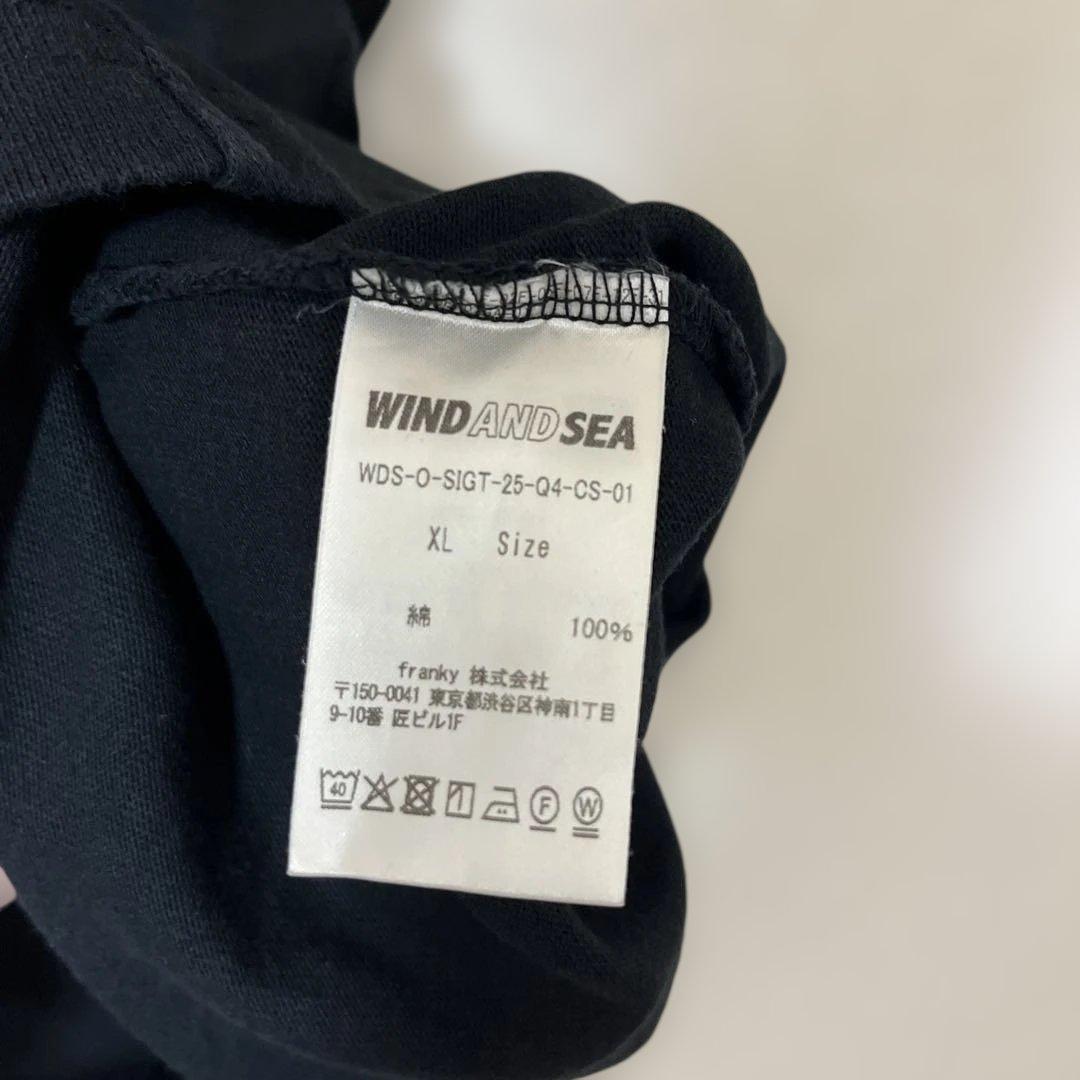 WIND AND SEA Tシャツ ウィンダンシー ブラック XL
