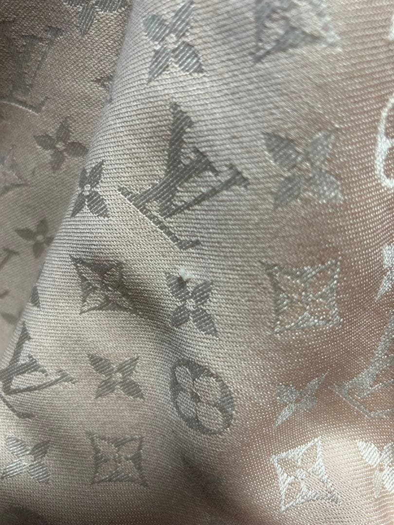 【箱付き】LOUIS VUITTON ショール・モノグラム ピンク
