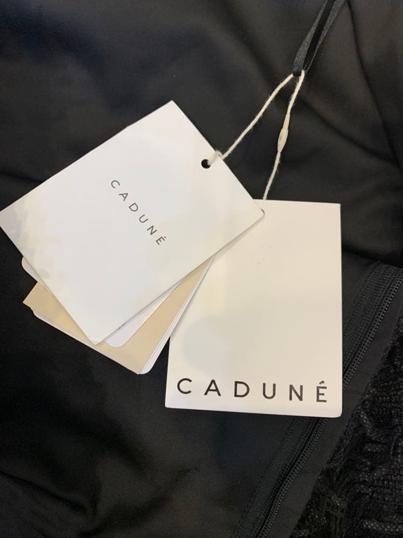 CADUNE ロングスカート 38 ブラック73331200