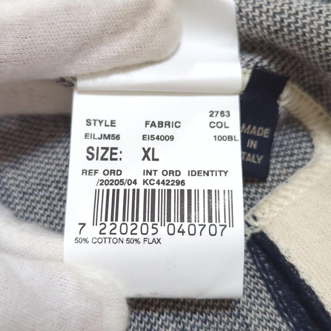 美品 XL 近年 LARDINI リネン テーラードジャケット ブートニエール