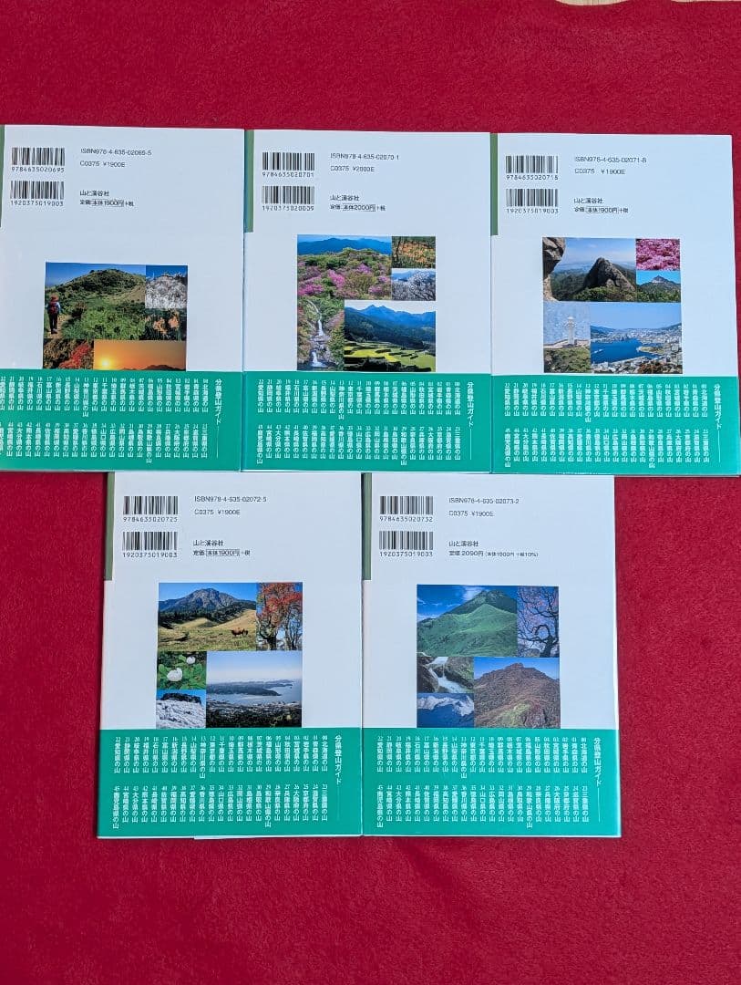 【分県登山ガイド】福岡県・佐賀県・長崎県・熊本県・大分県　九州エリア5冊セット