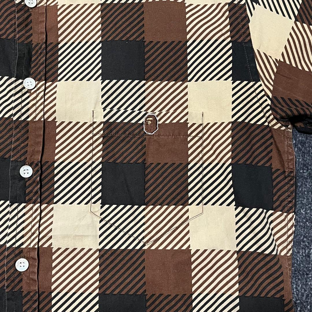 【希少】A BATHING APE 半袖 シャツ M