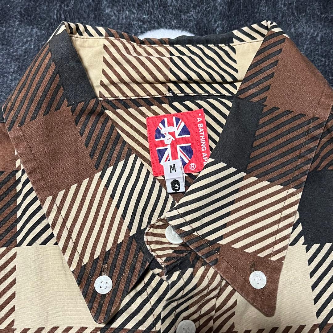 【希少】A BATHING APE 半袖 シャツ M