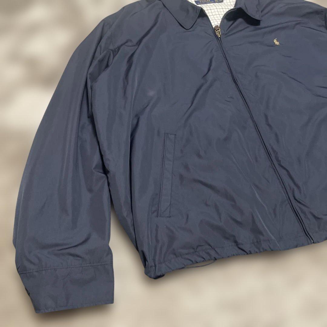 ね*ー様 Polo Ralph Lauren スイングトップ 4L ネイビー ユ