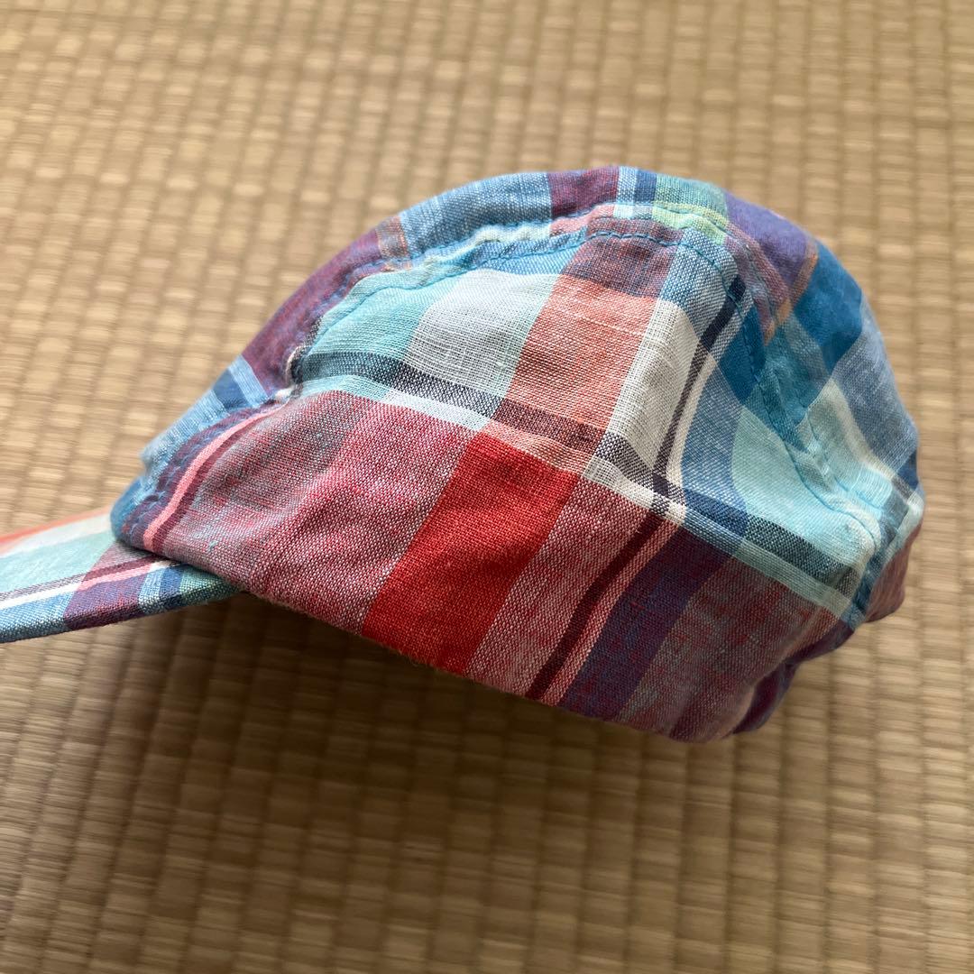 帽子 NOAH Linen Madras Check Cap
