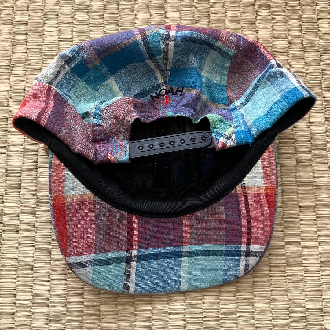 帽子 NOAH Linen Madras Check Cap