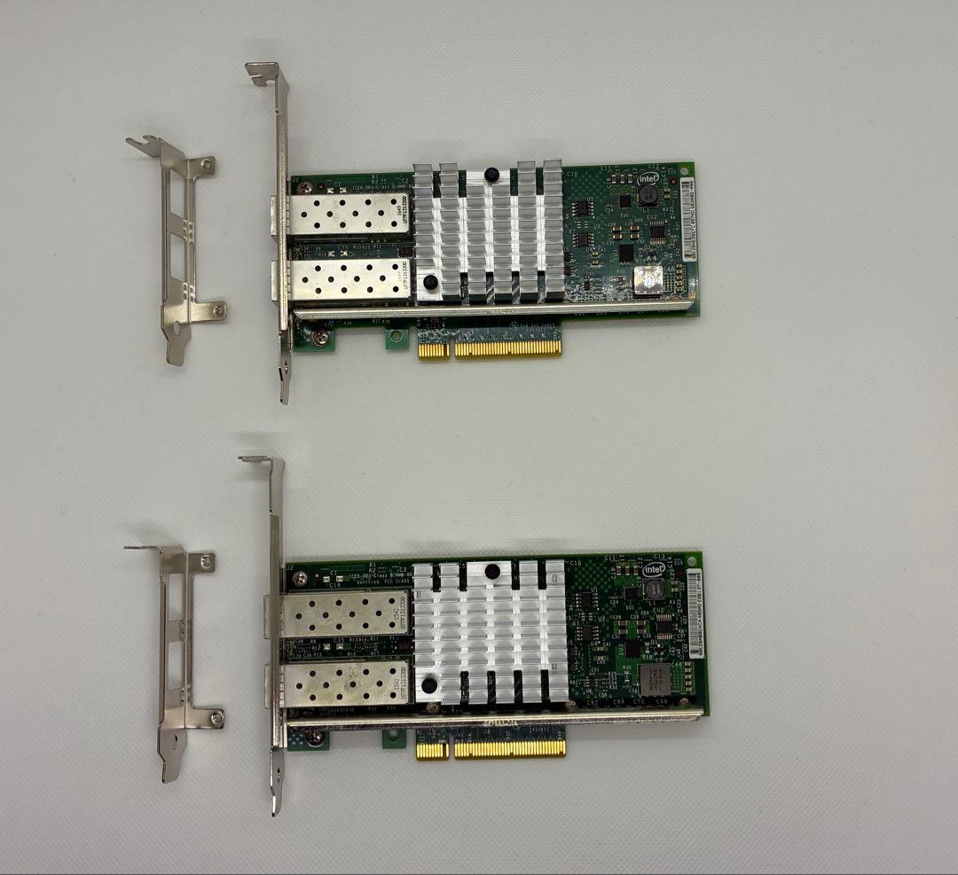 intel X520-DA2 10GbE NIC 2枚セット(動作確認済み)