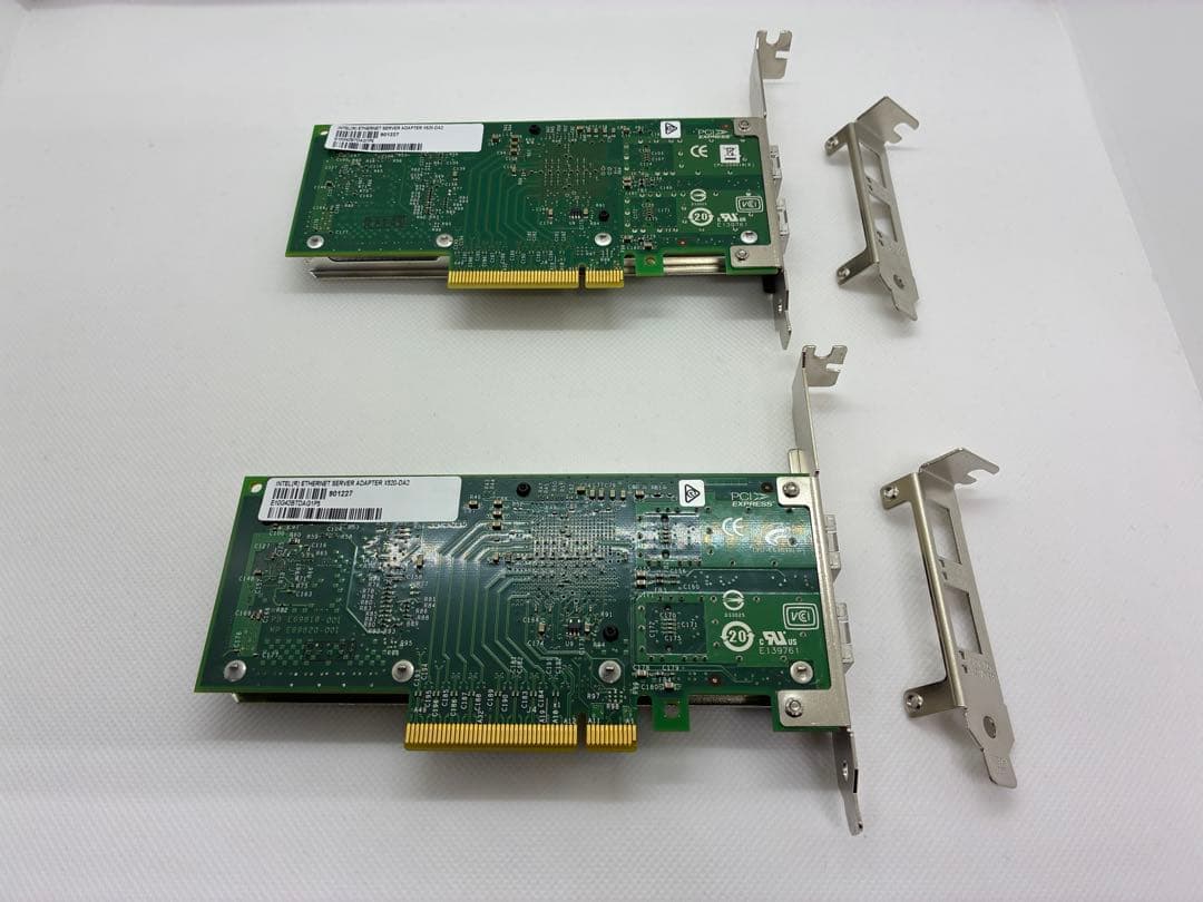 intel X520-DA2 10GbE NIC 2枚セット(動作確認済み)
